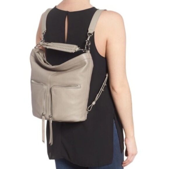 Allsaints Small Fetch Leather Backpack - Picture 2 of 5